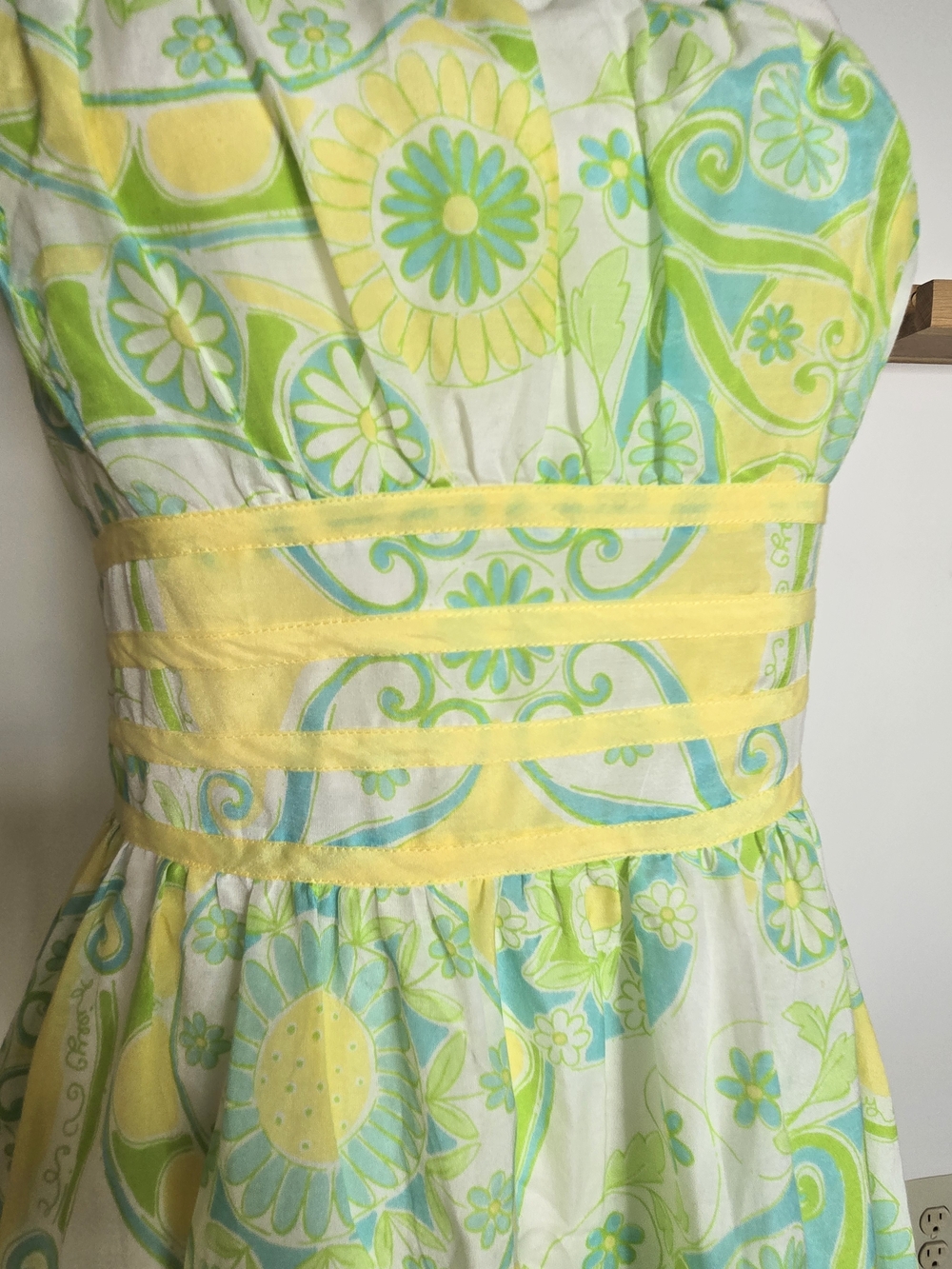 Lilly Pulitzer Katrina Dress White Label Fountain of Youth Cottagecore  Size 4 - Picture 2 of 14